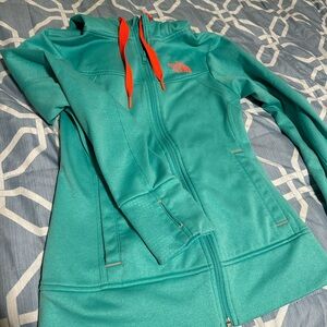North face zip up sweater!